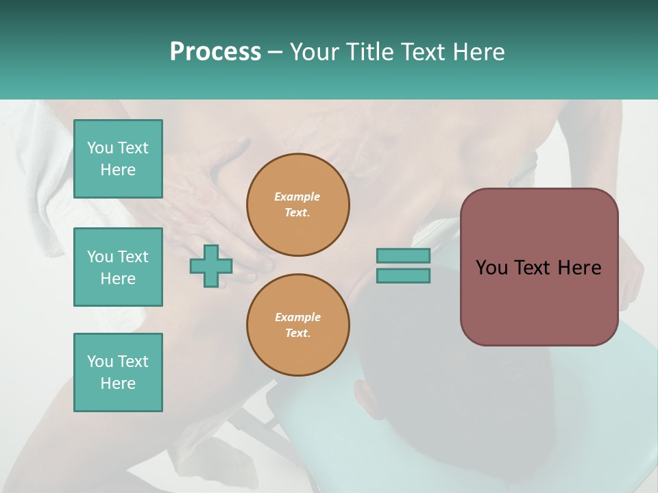 A Man Getting A Back Massage From A Man In A Chair PowerPoint Template