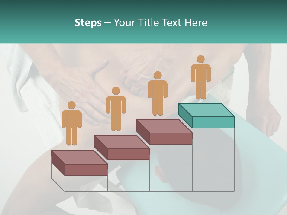 A Man Getting A Back Massage From A Man In A Chair PowerPoint Template