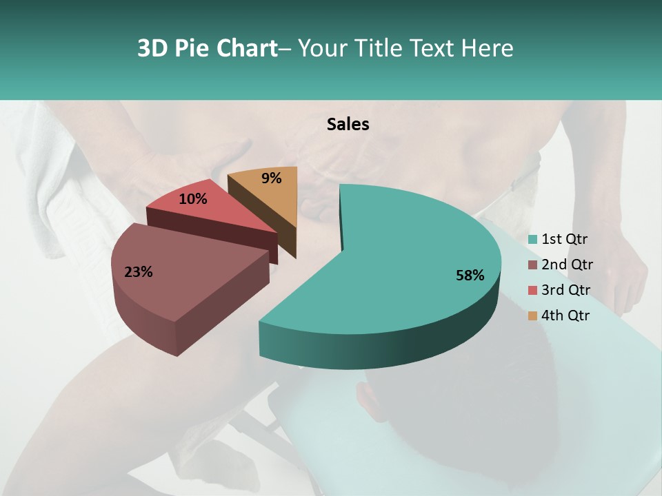 A Man Getting A Back Massage From A Man In A Chair PowerPoint Template
