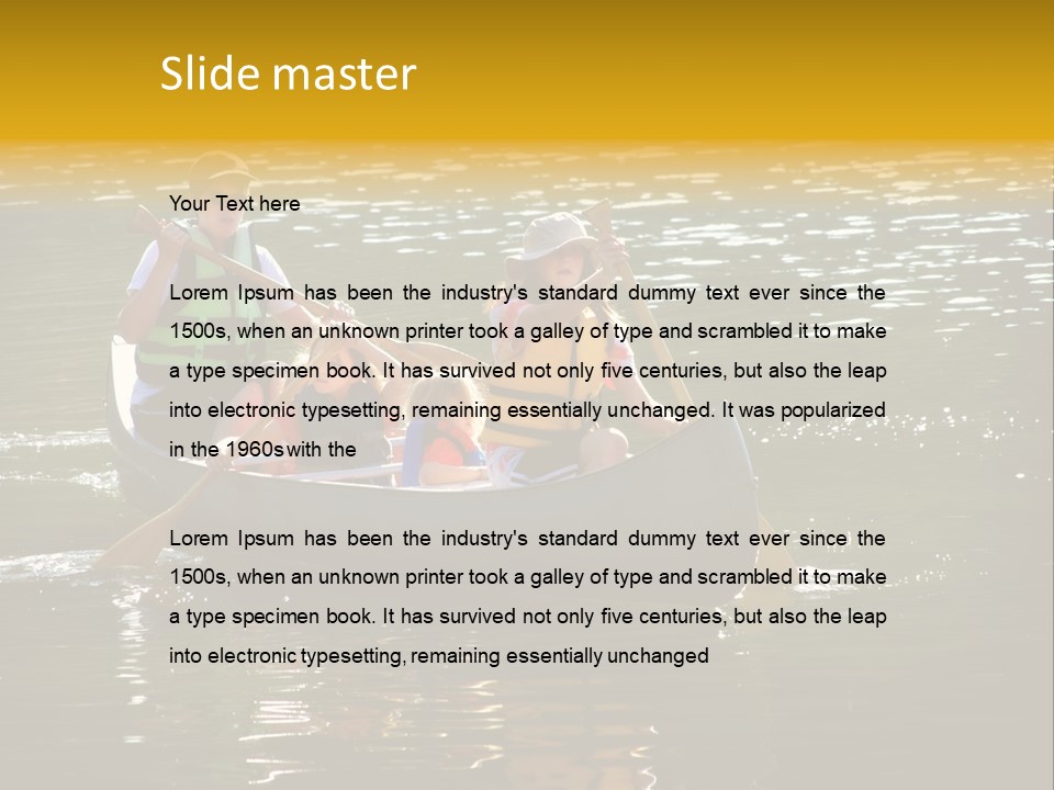 Clean Flowing Range PowerPoint Template