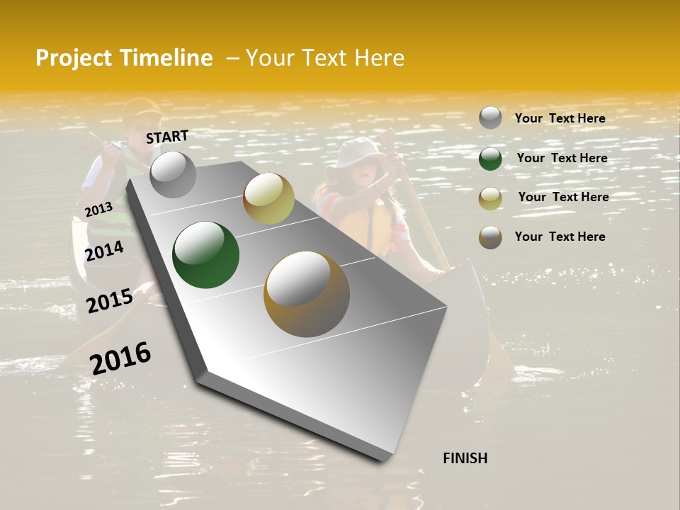 Clean Flowing Range PowerPoint Template