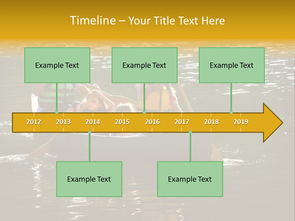 Clean Flowing Range PowerPoint Template
