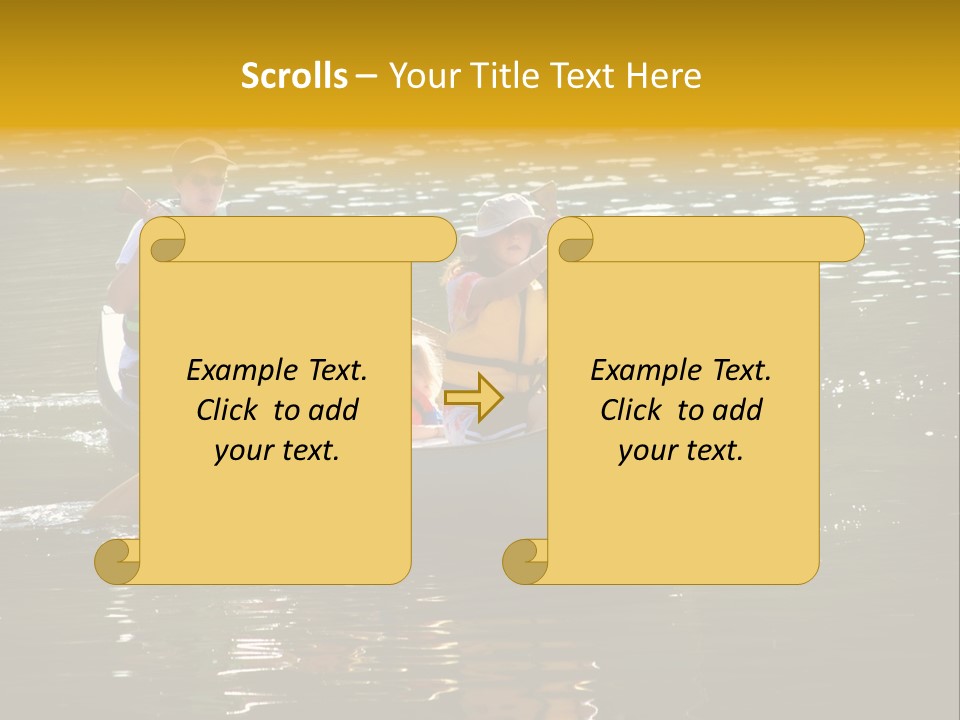 Clean Flowing Range PowerPoint Template