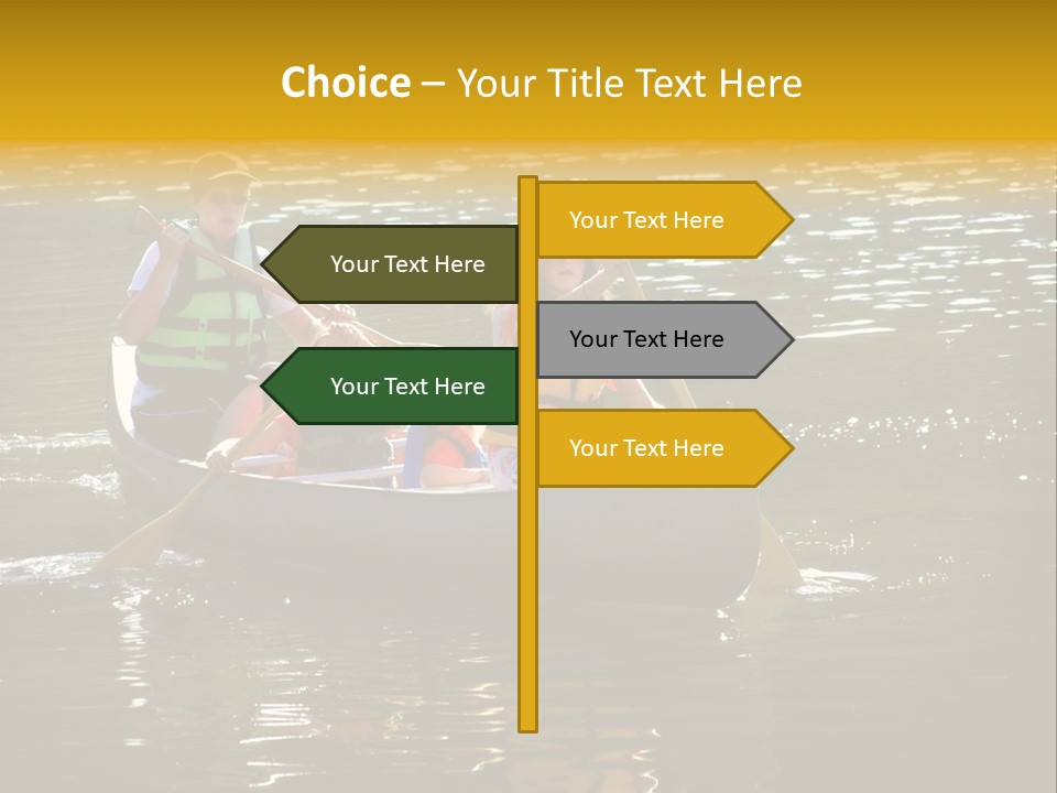 Clean Flowing Range PowerPoint Template