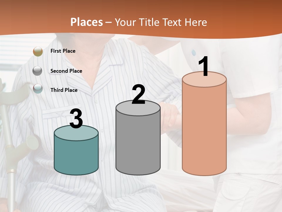 Woman Rehabilitation Hand PowerPoint Template