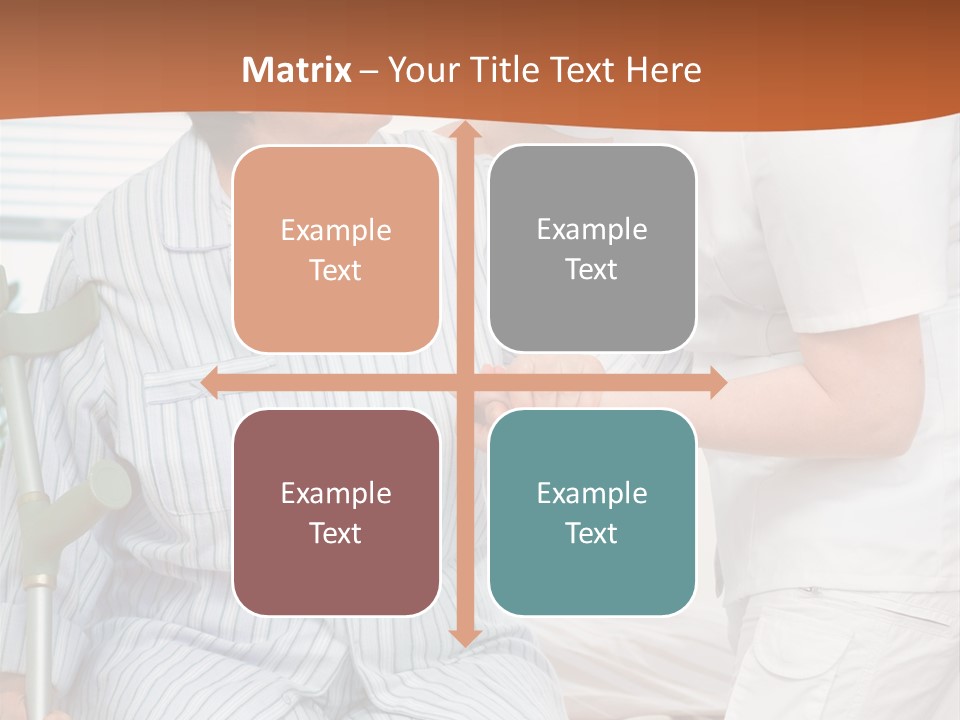 Woman Rehabilitation Hand PowerPoint Template