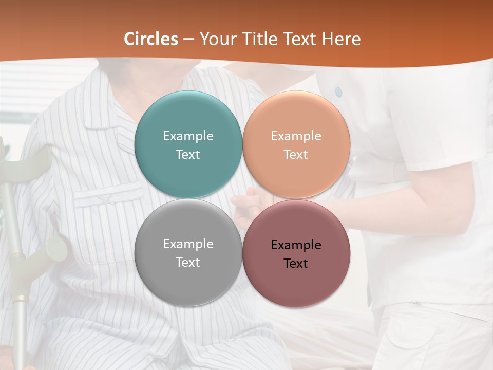 Woman Rehabilitation Hand PowerPoint Template