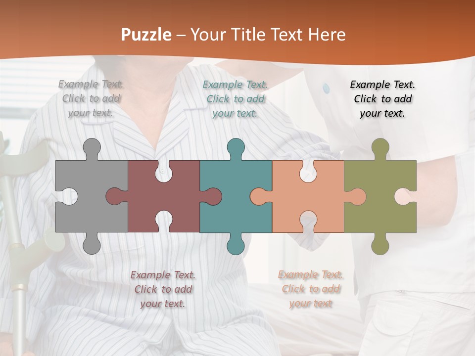 Woman Rehabilitation Hand PowerPoint Template