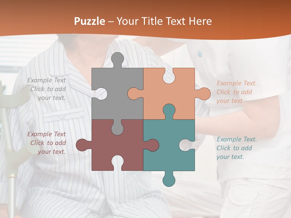 Woman Rehabilitation Hand PowerPoint Template