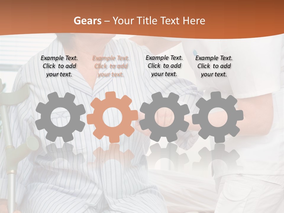 Woman Rehabilitation Hand PowerPoint Template