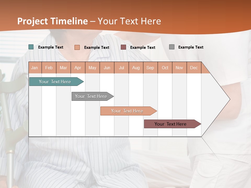 Woman Rehabilitation Hand PowerPoint Template