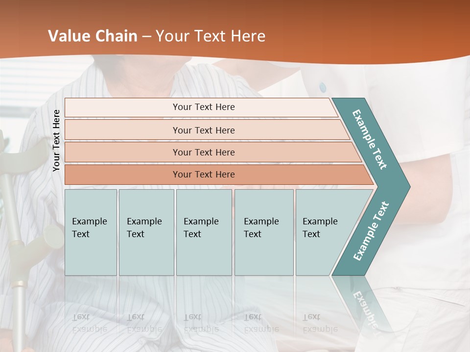 Woman Rehabilitation Hand PowerPoint Template