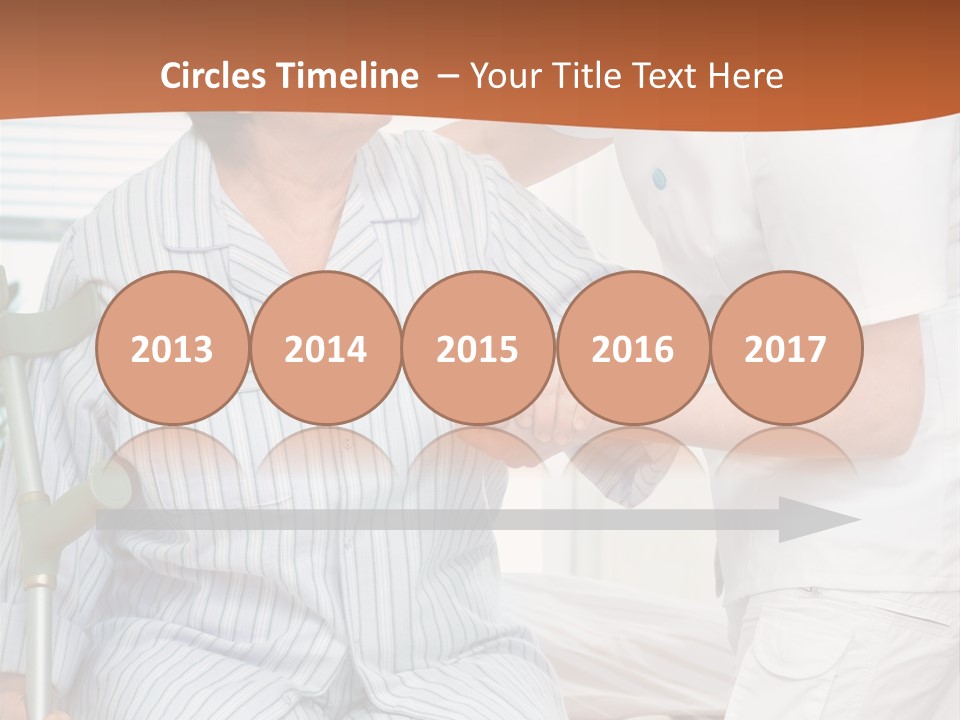 Woman Rehabilitation Hand PowerPoint Template