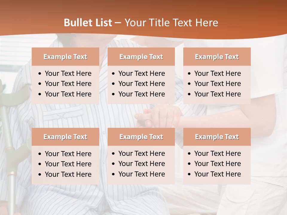 Woman Rehabilitation Hand PowerPoint Template