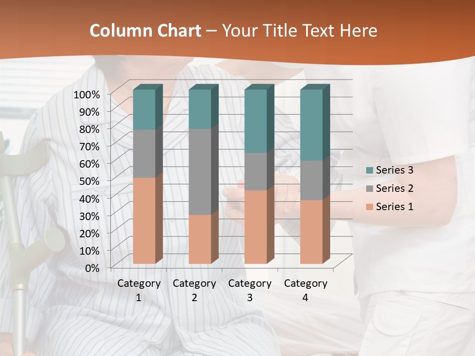 Woman Rehabilitation Hand PowerPoint Template