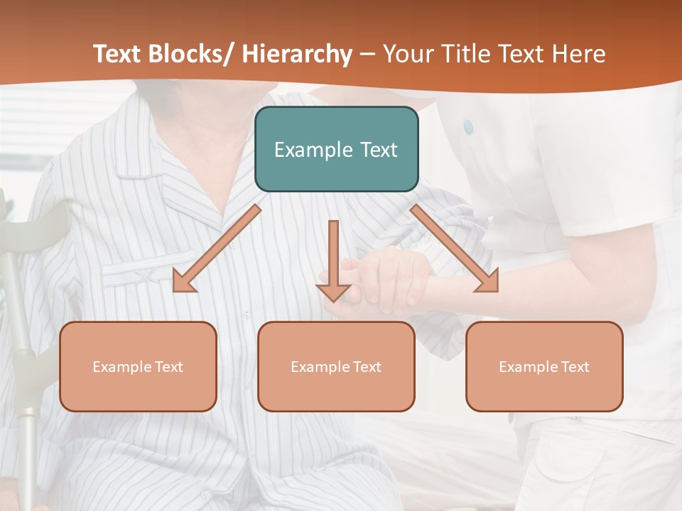 Woman Rehabilitation Hand PowerPoint Template