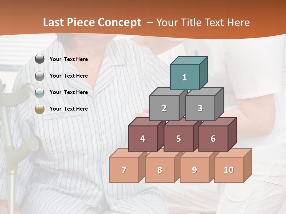 Woman Rehabilitation Hand PowerPoint Template