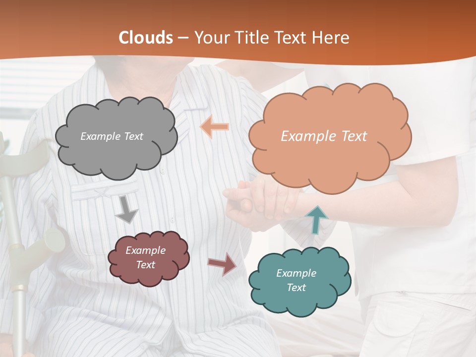 Woman Rehabilitation Hand PowerPoint Template