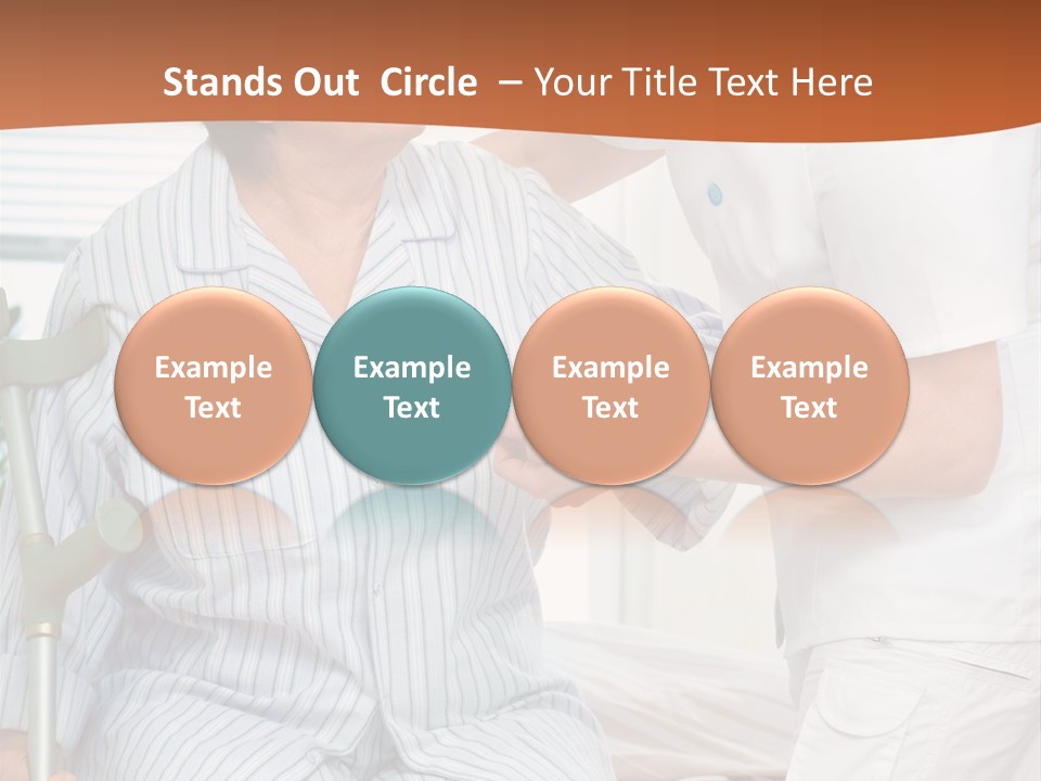 Woman Rehabilitation Hand PowerPoint Template