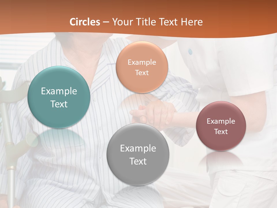 Woman Rehabilitation Hand PowerPoint Template