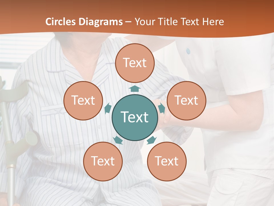 Woman Rehabilitation Hand PowerPoint Template