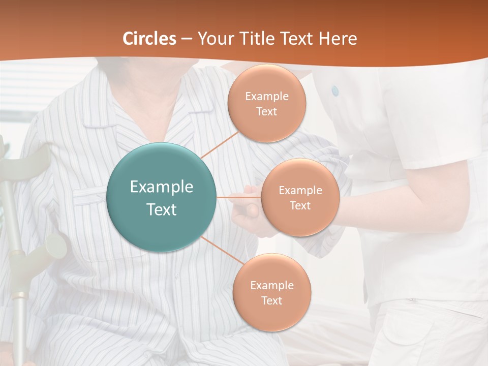 Woman Rehabilitation Hand PowerPoint Template