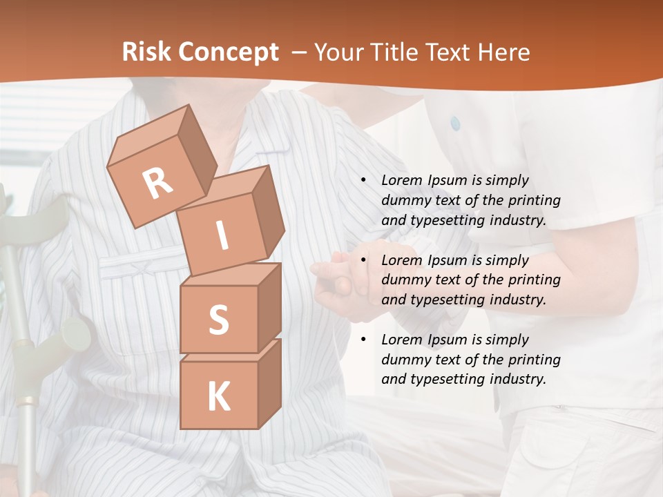 Woman Rehabilitation Hand PowerPoint Template