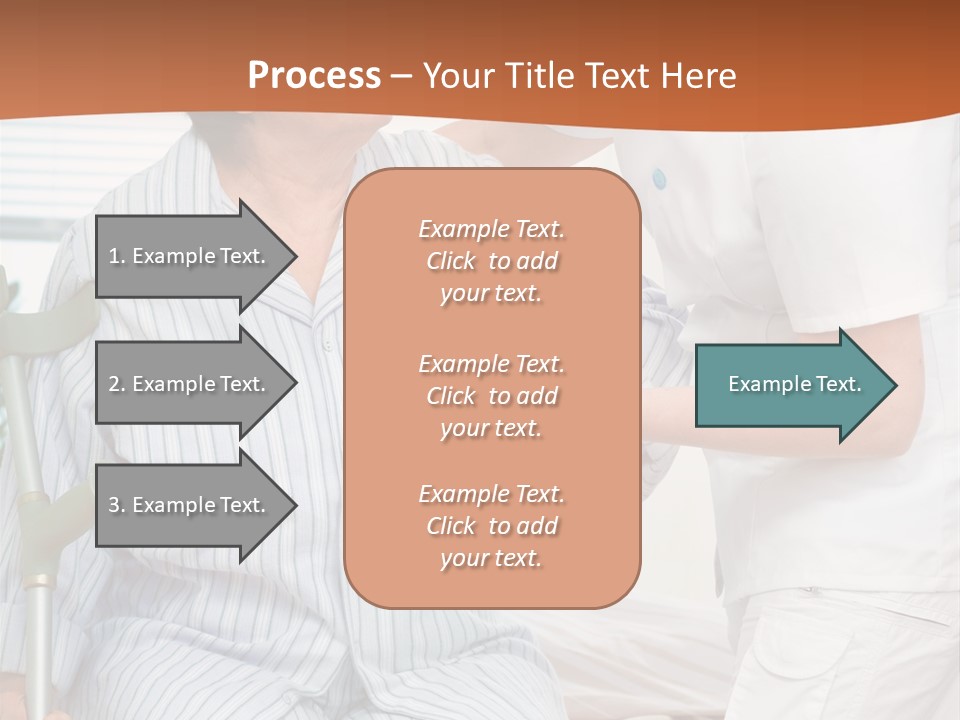 Woman Rehabilitation Hand PowerPoint Template