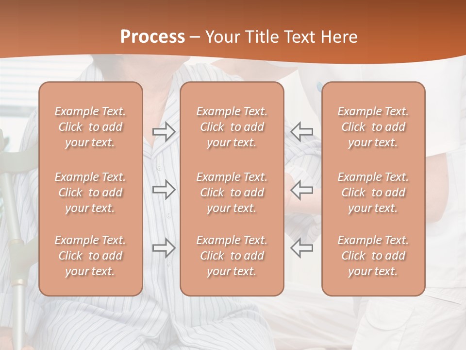Woman Rehabilitation Hand PowerPoint Template