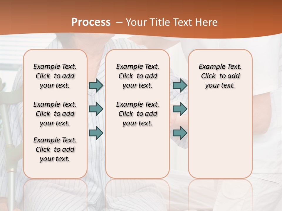 Woman Rehabilitation Hand PowerPoint Template