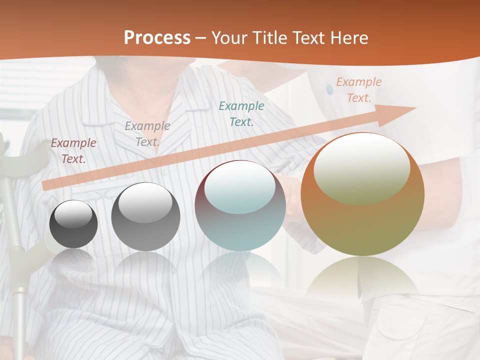 Woman Rehabilitation Hand PowerPoint Template