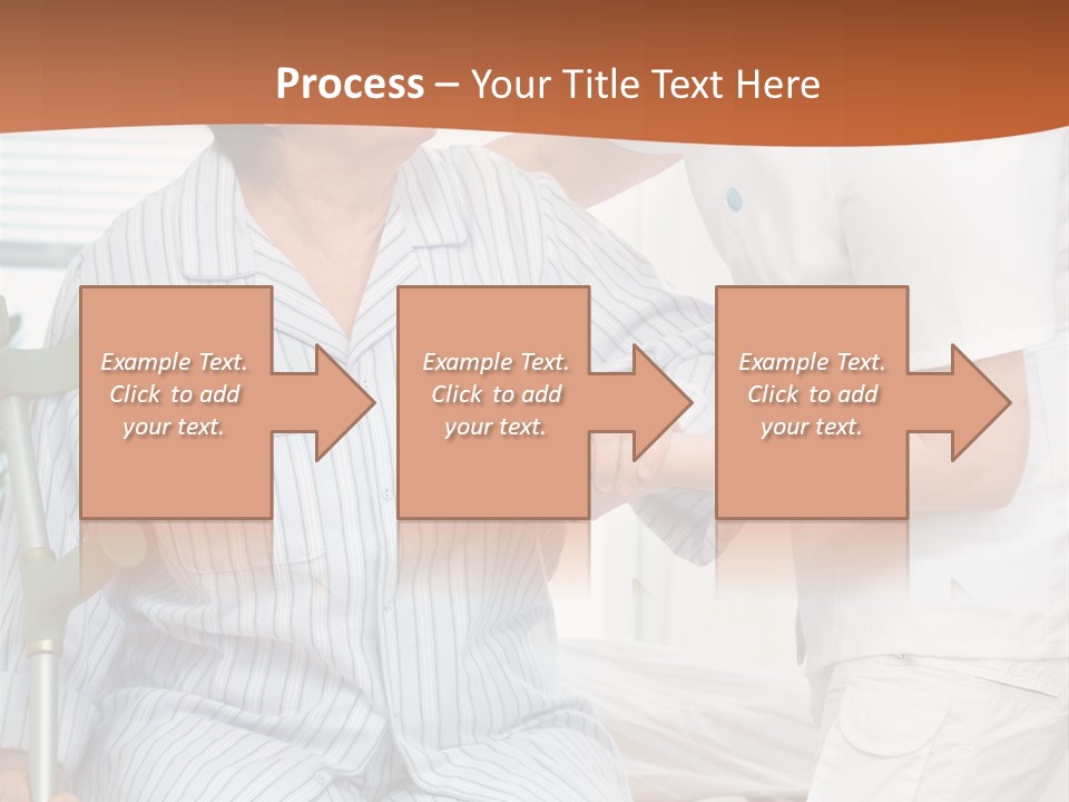Woman Rehabilitation Hand PowerPoint Template