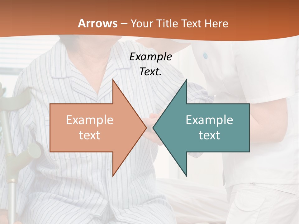 Woman Rehabilitation Hand PowerPoint Template