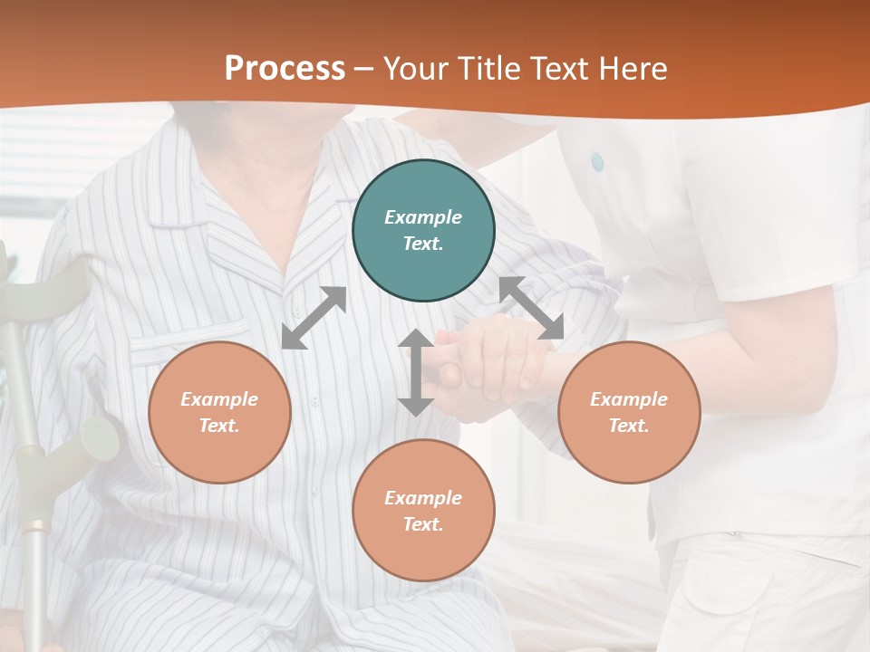 Woman Rehabilitation Hand PowerPoint Template