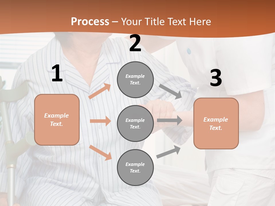 Woman Rehabilitation Hand PowerPoint Template