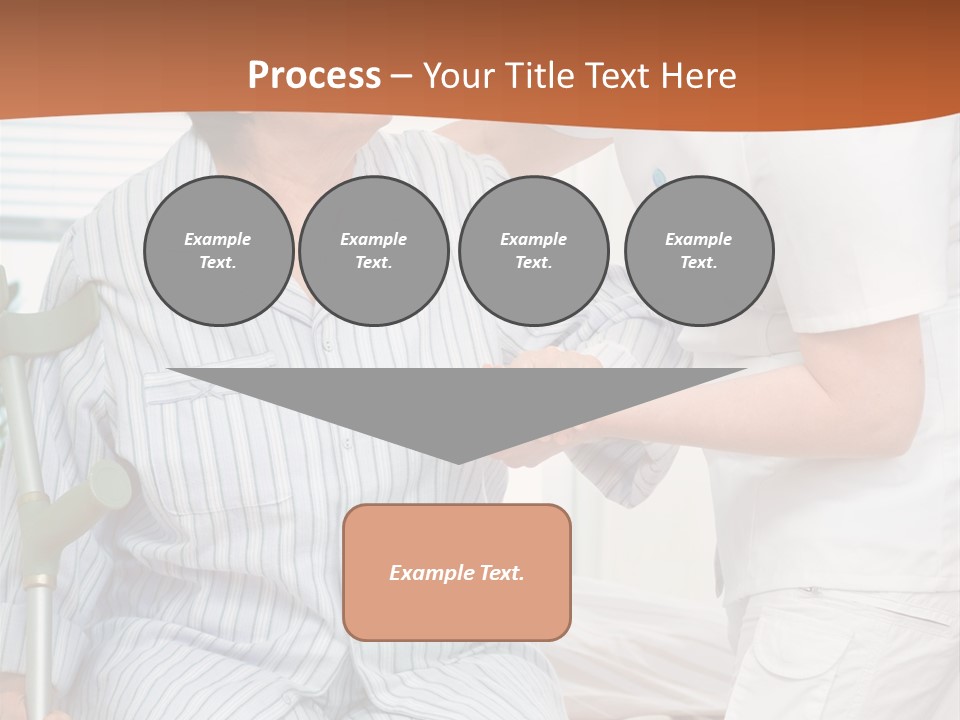 Woman Rehabilitation Hand PowerPoint Template