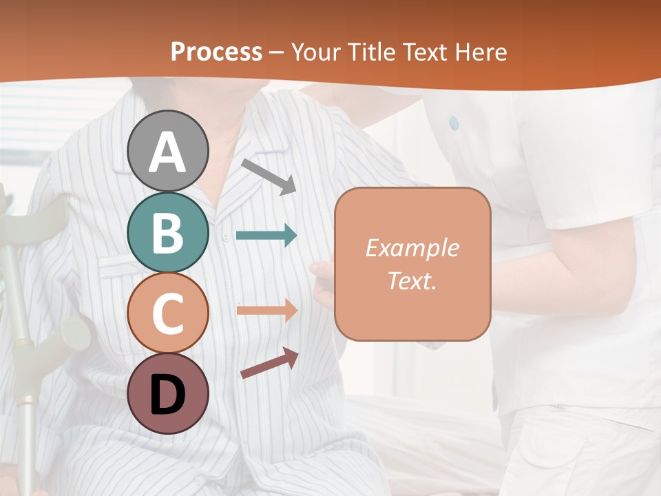 Woman Rehabilitation Hand PowerPoint Template