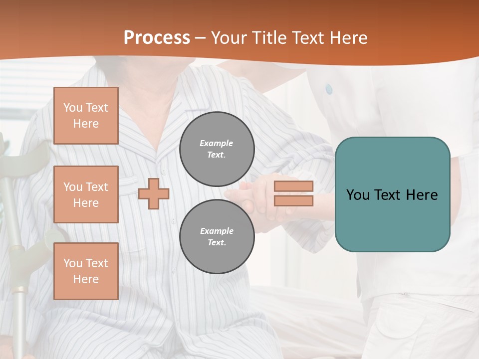 Woman Rehabilitation Hand PowerPoint Template