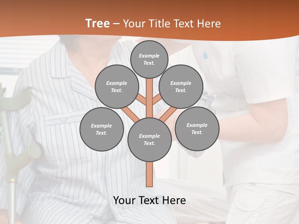 Woman Rehabilitation Hand PowerPoint Template