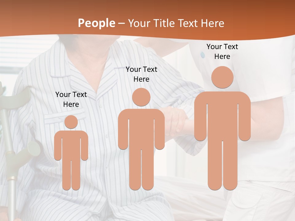 Woman Rehabilitation Hand PowerPoint Template