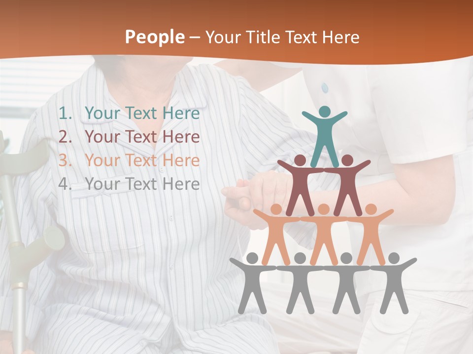 Woman Rehabilitation Hand PowerPoint Template