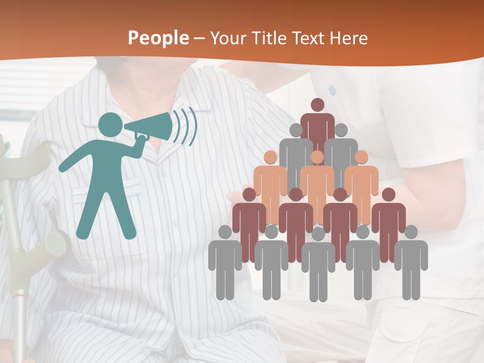 Woman Rehabilitation Hand PowerPoint Template