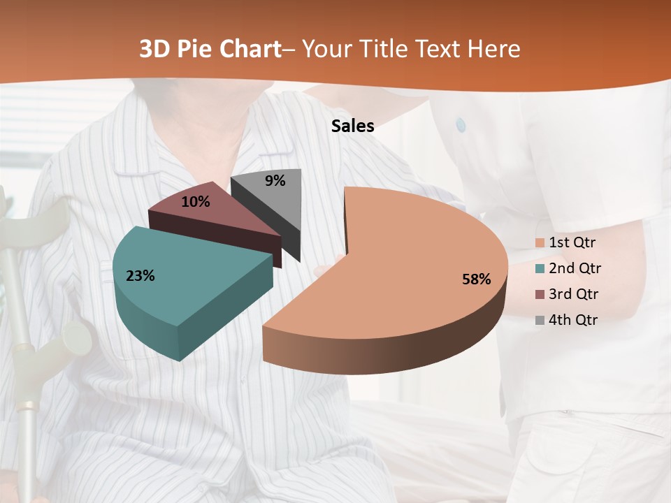 Woman Rehabilitation Hand PowerPoint Template