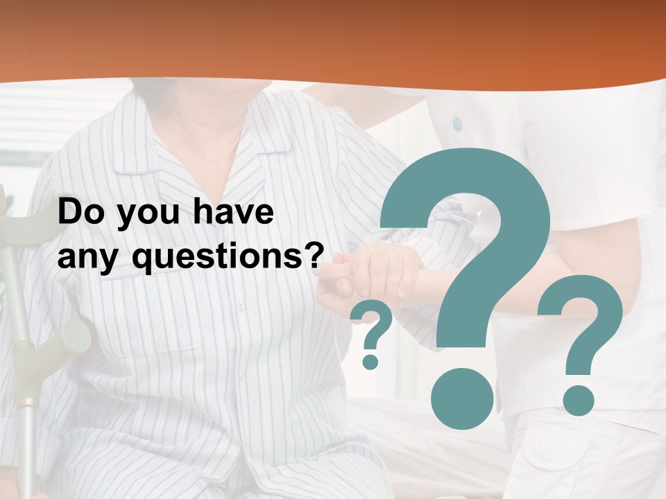 Woman Rehabilitation Hand PowerPoint Template