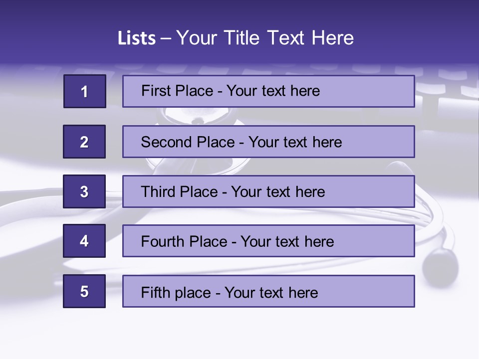 Notebook Inpatient Sick PowerPoint Template