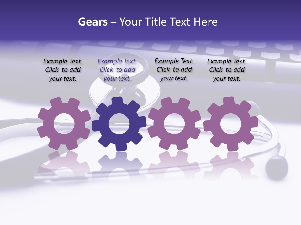 Notebook Inpatient Sick PowerPoint Template