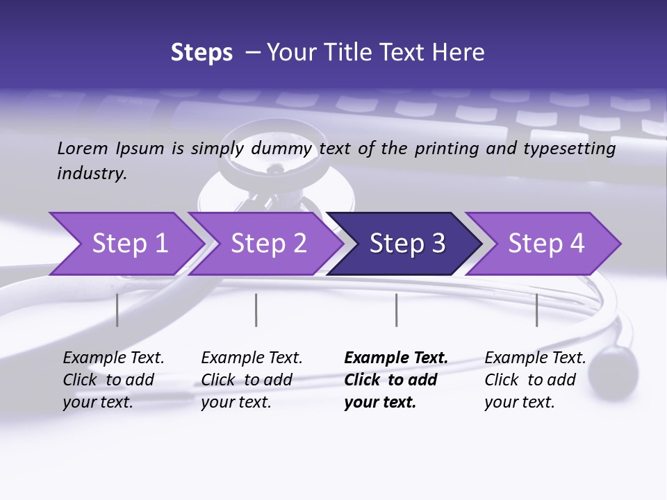 Notebook Inpatient Sick PowerPoint Template