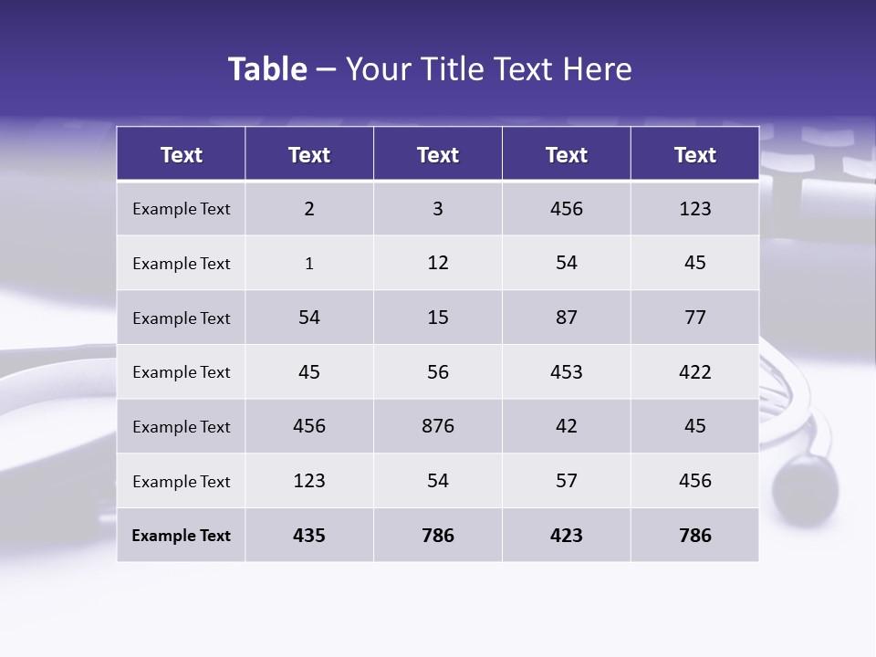 Notebook Inpatient Sick PowerPoint Template
