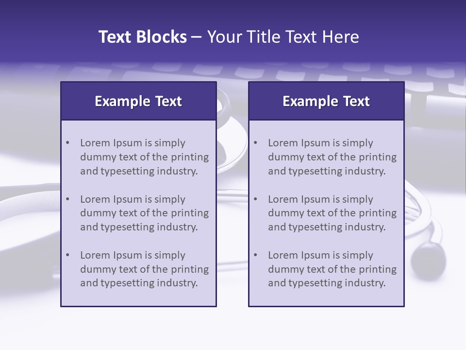 Notebook Inpatient Sick PowerPoint Template