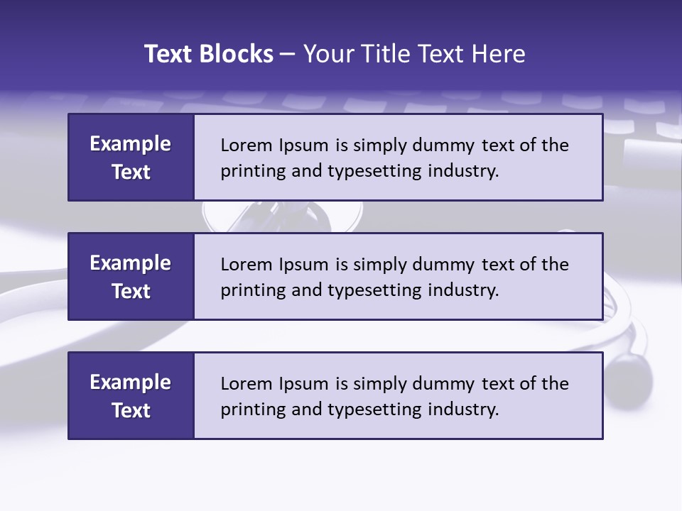 Notebook Inpatient Sick PowerPoint Template